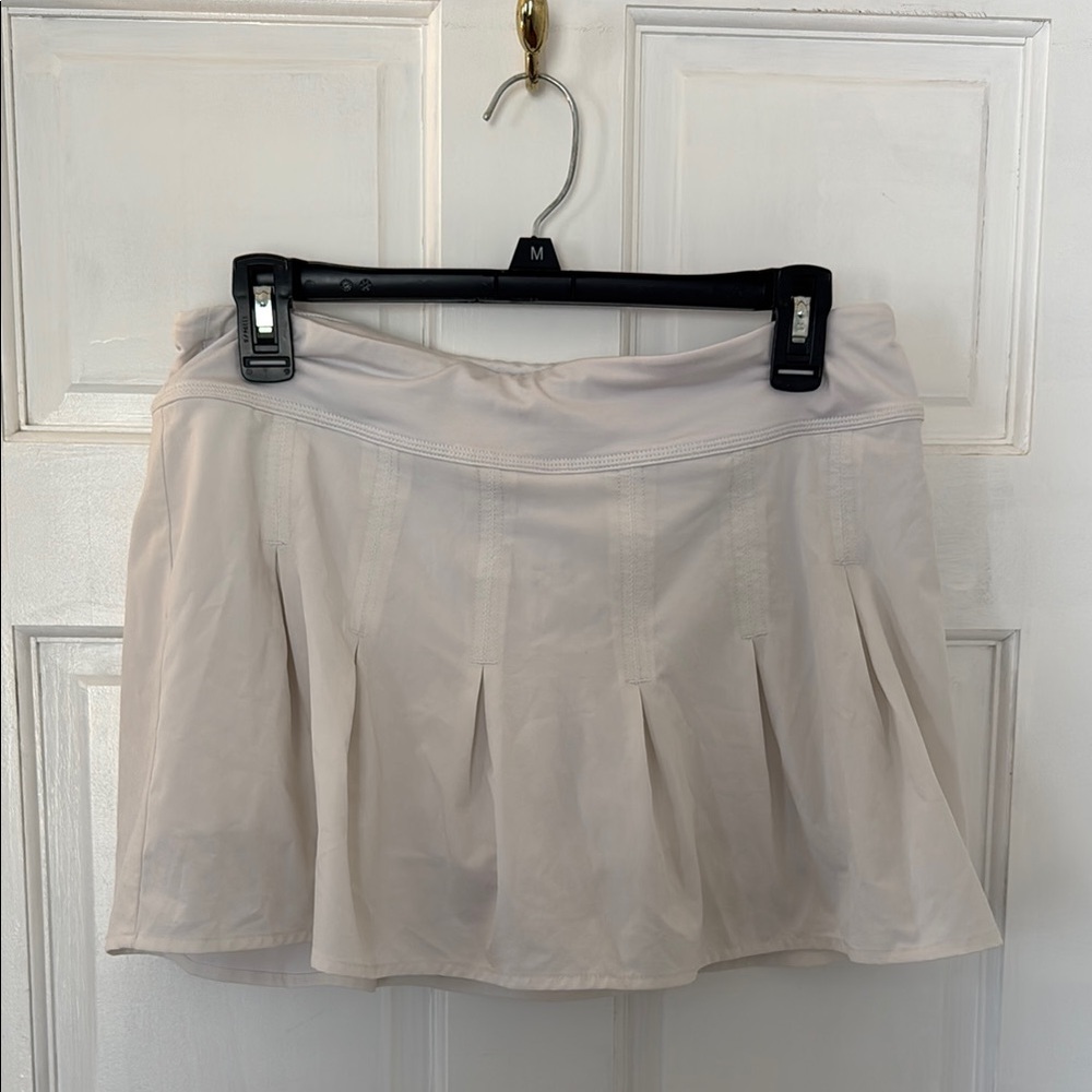 White Pleated Athleta tennis Skirt